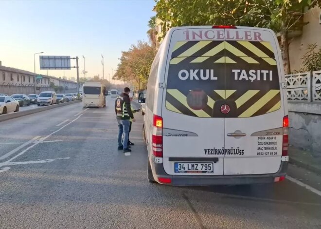 İstanbul’da Öğrenci Servislerine Denetim